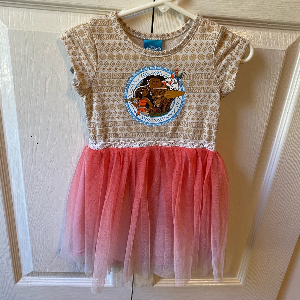 Disney brand little girls Moana dress